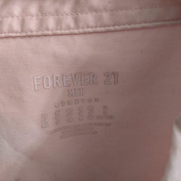 Forever 21 Men Pastel Button Down Shirt - Picture 2 of 3
